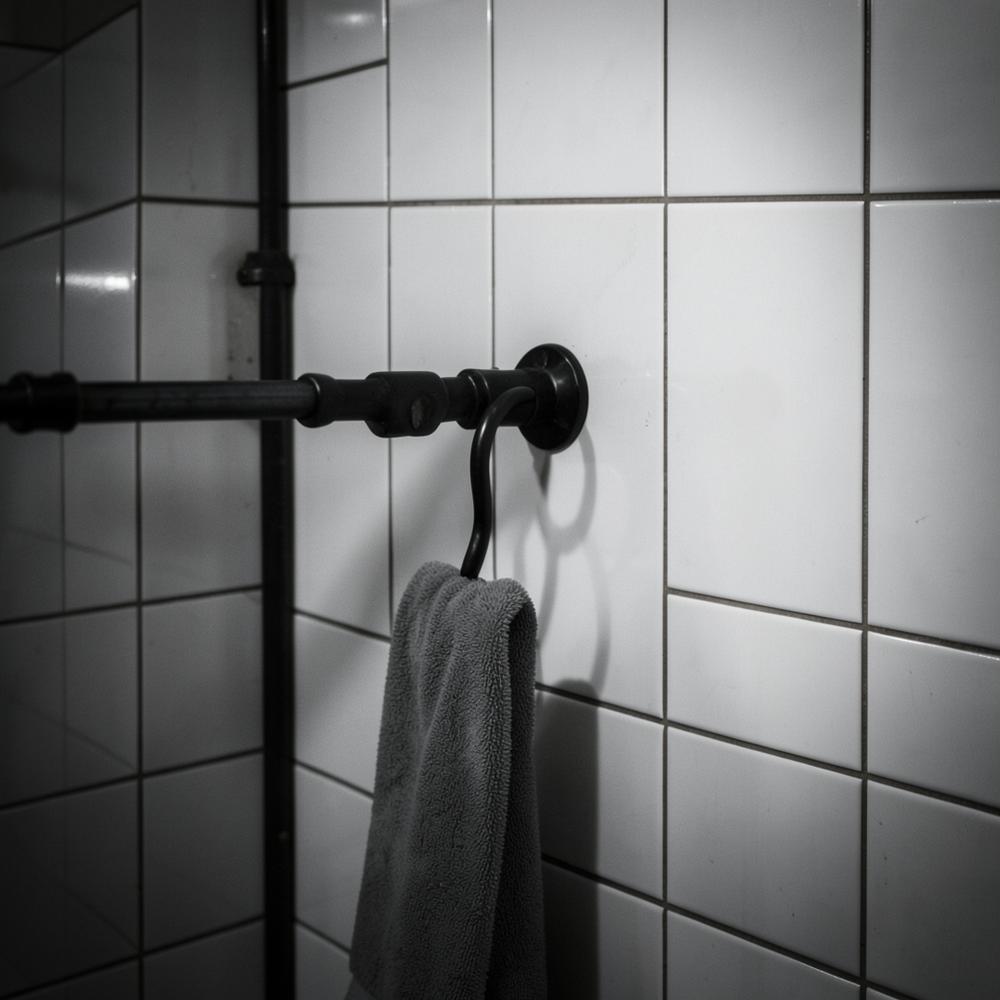 Industrial-stiilis mustad torukujulised aksessuaarid